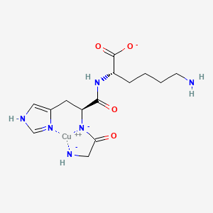 Two-dimensional structure of GHK-Cu